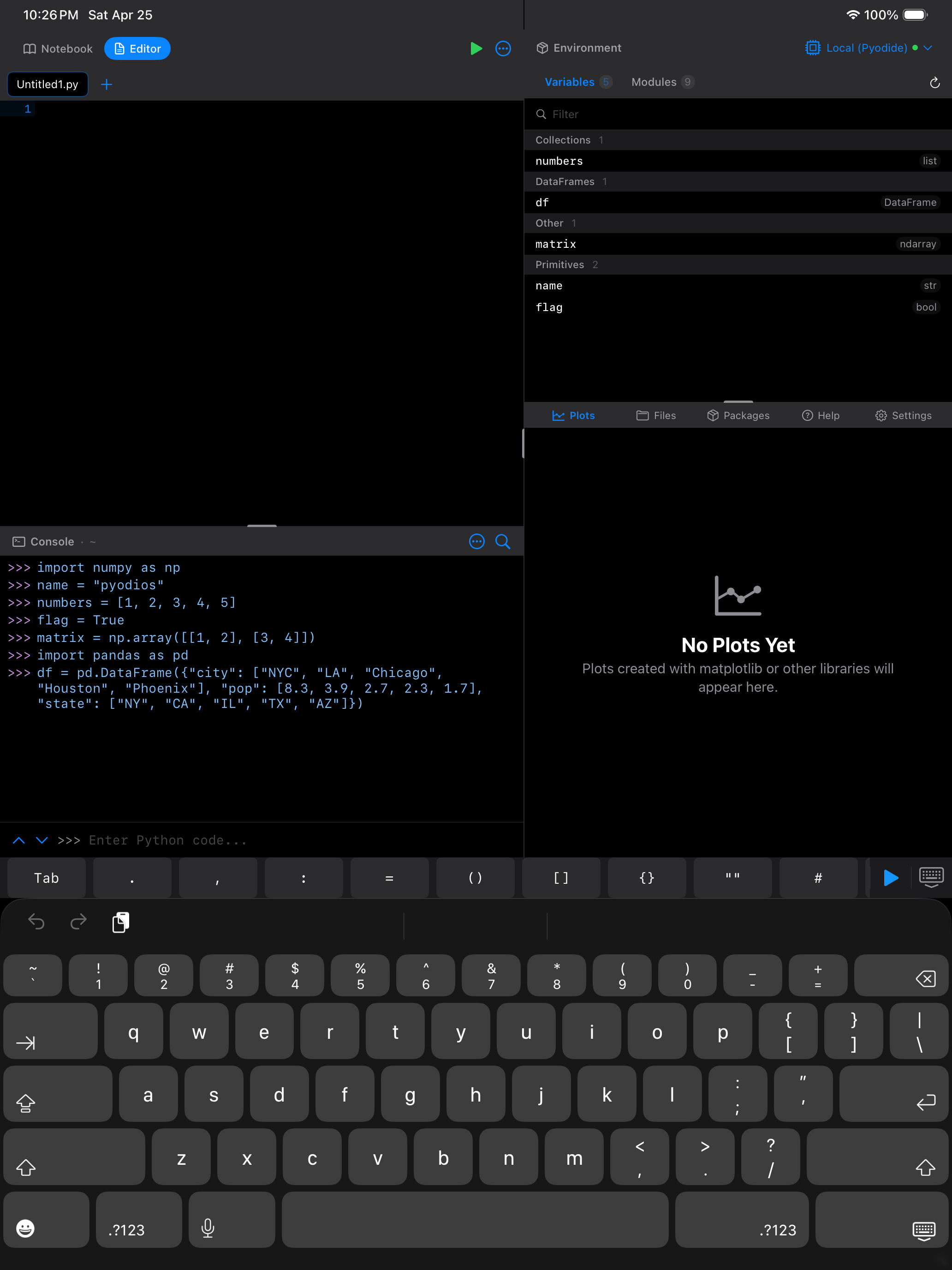 Long-press context menu on iPad in dark mode